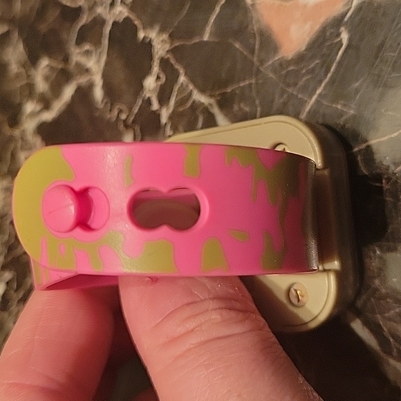 Sanrio MY MELODY Pink Camouflage TOY WATCH McDonalds Happy Meal Toy 2008 no time - Picture 4 of 5